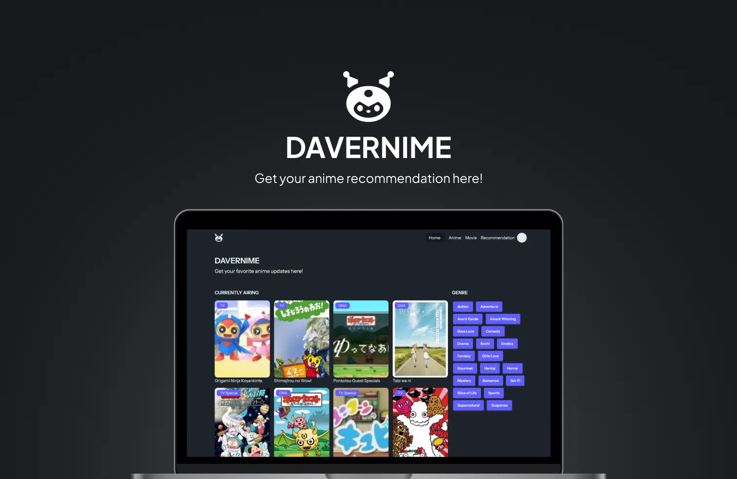 Image of Anime Recommender System